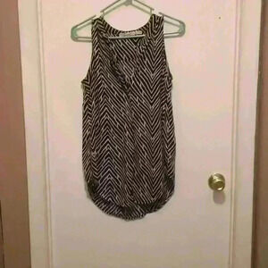 Gibson Black & White Office Top - Size XS